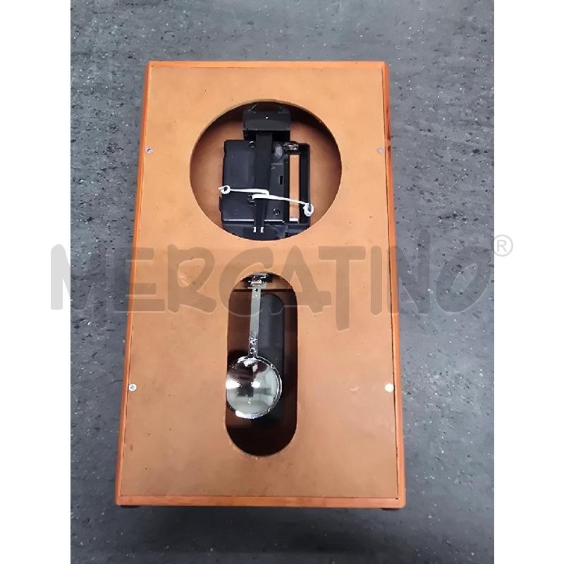 OROLOGIO DA TAVOLO LEGNO SILVER DECORO | Mercatino dell'Usato Acerra 2