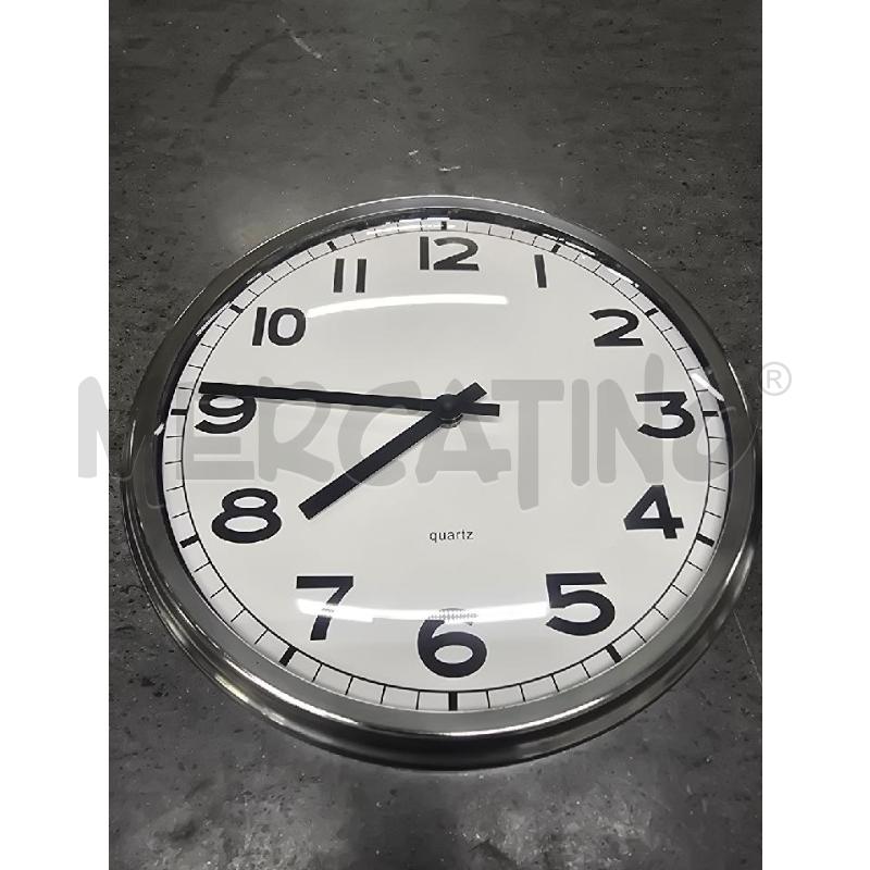 OROLOGIO TONDO SILVER IKEA | Mercatino dell'Usato Acerra 1