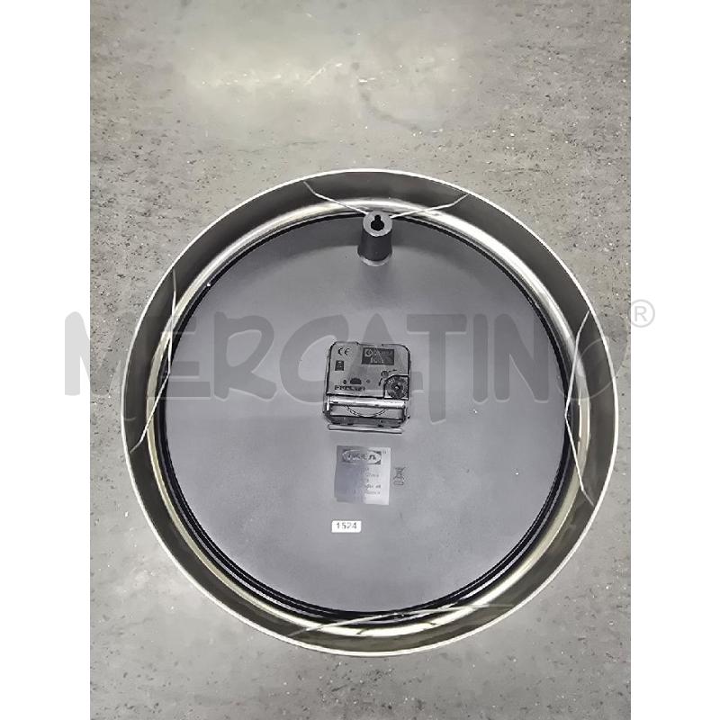 OROLOGIO TONDO SILVER IKEA | Mercatino dell'Usato Acerra 2