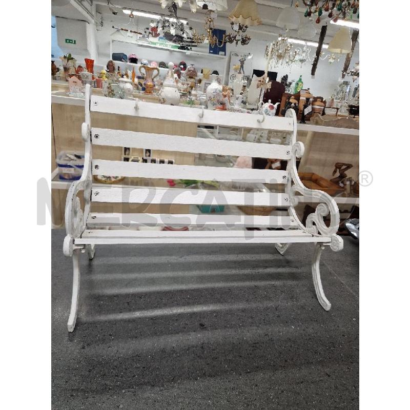 PANCHINA BIANCO PORTA OGGETTI | Mercatino dell'Usato Acerra 1