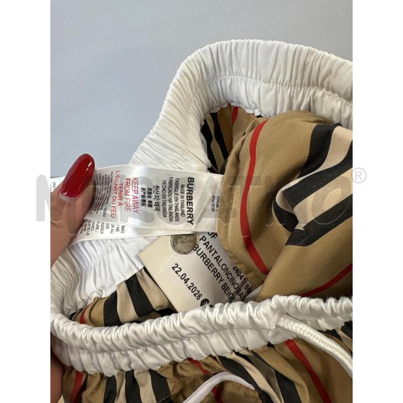 PANTALONCINO BAMBINA BURBERRY BEIGE BIANCO | Mercatino dell'Usato Acerra 3