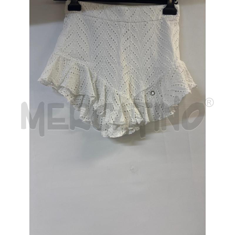PANTALONCINO DONNA MARIUCCIA BIANCO TRAFORATO | Mercatino dell'Usato Acerra 1