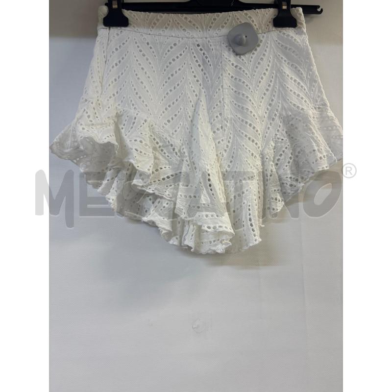 PANTALONCINO DONNA MARIUCCIA BIANCO TRAFORATO | Mercatino dell'Usato Acerra 2