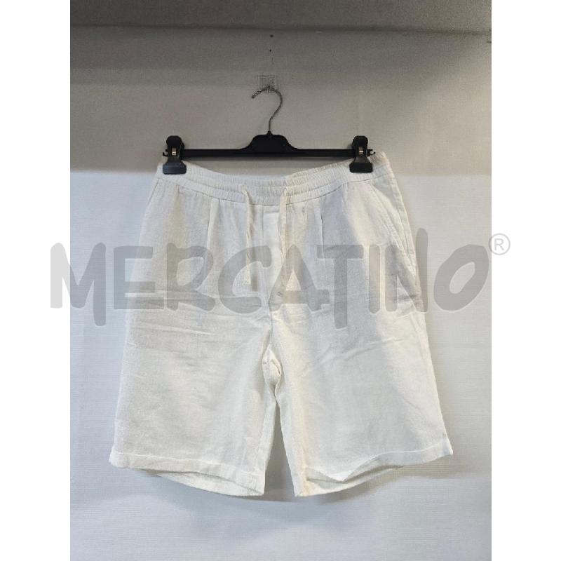 PANTALONCINO UOMO ZARA BIANCO CON MOLLA | Mercatino dell'Usato Acerra 1