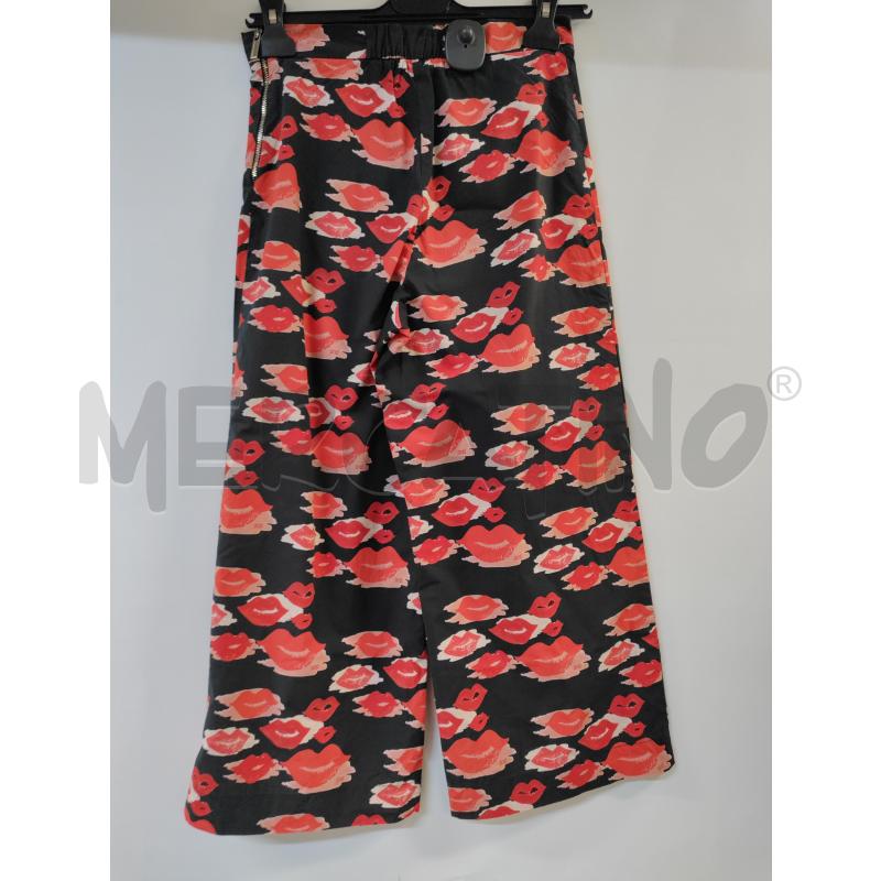 PANTALONE BAMBINA ELISABETTA FRANCHI NERO BACI ROSSI | Mercatino dell'Usato Acerra 3