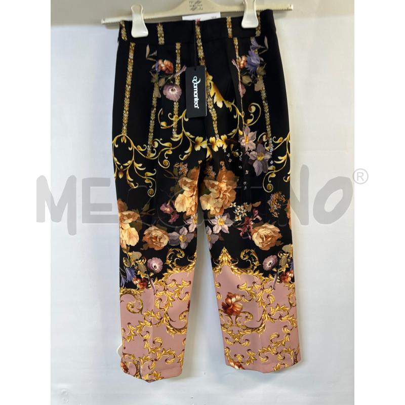 PANTALONE DONNA ADAMANTEA NERO GIALLO | Mercatino dell'Usato Acerra 1