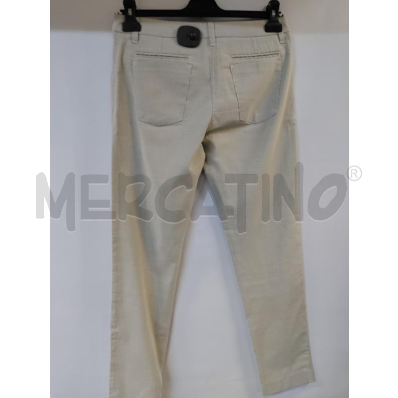 PANTALONE DONNA ARMANI JEANS BEIGE RIGATO | Mercatino dell'Usato Acerra 2
