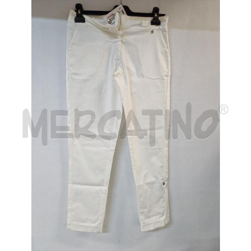 PANTALONE DONNA BIANCO ANNARITA N | Mercatino dell'Usato Acerra 1
