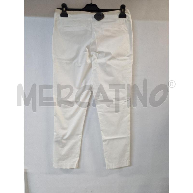 PANTALONE DONNA BIANCO ANNARITA N | Mercatino dell'Usato Acerra 2