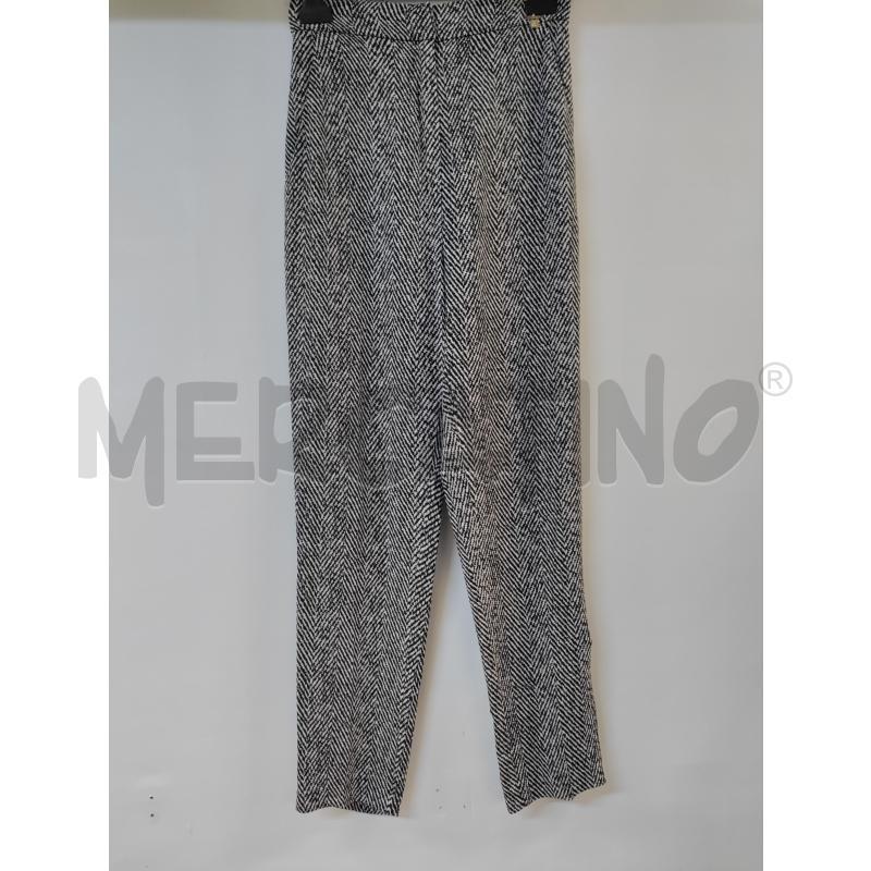 PANTALONE DONNA BIANCO NERO ELISABETTA FRANCHI | Mercatino dell'Usato Acerra 1