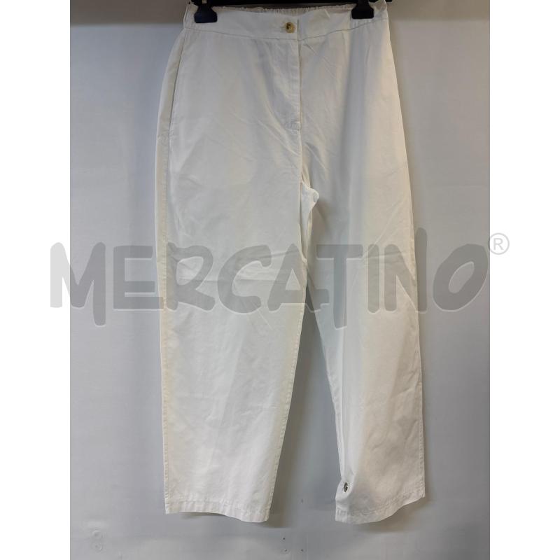 PANTALONE DONNA BIANCO VICOLO CON MOLLA | Mercatino dell'Usato Acerra 1