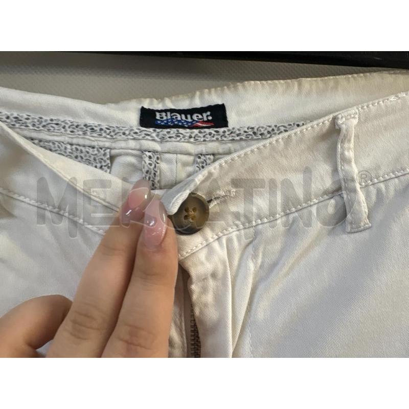 PANTALONE DONNA BLAUER BIANCO | Mercatino dell'Usato Acerra 2