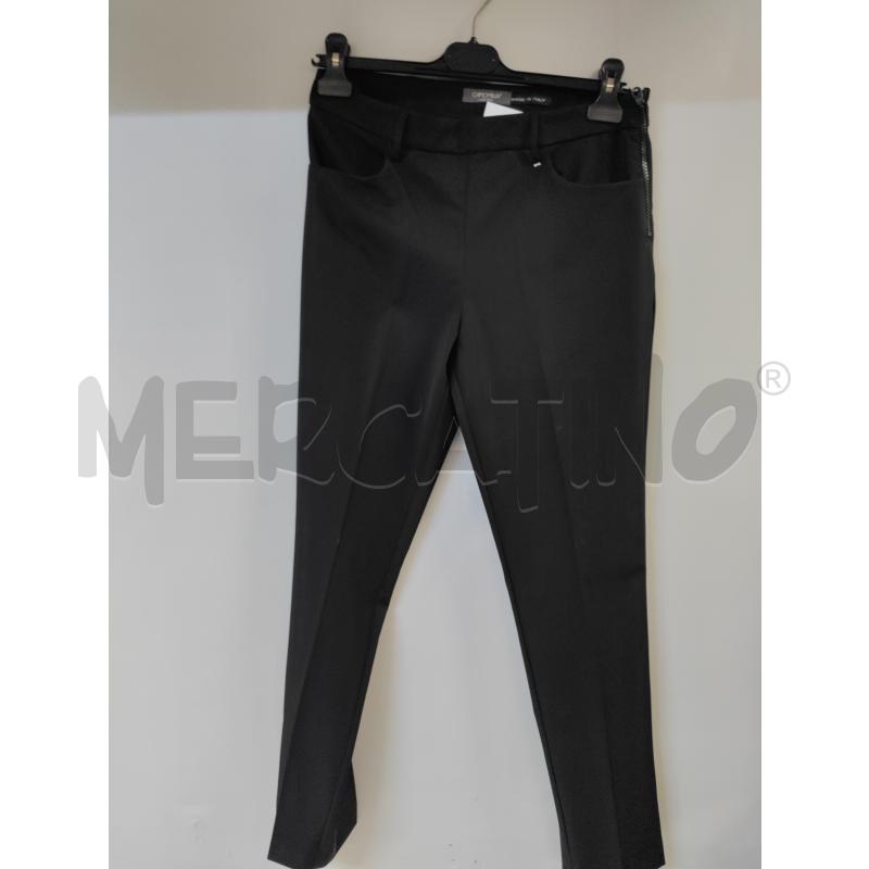 PANTALONE DONNA CAMOMILA NERO ZIP DI LATO | Mercatino dell'Usato Acerra 1
