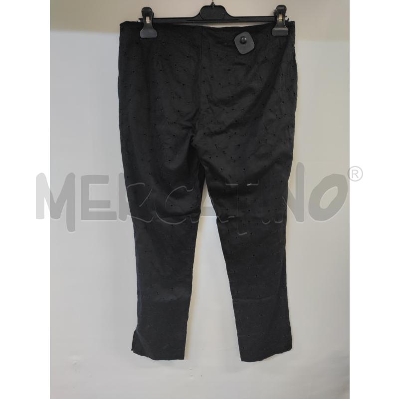 PANTALONE DONNA CANNELLA NERO TRAFORATO | Mercatino dell'Usato Acerra 2