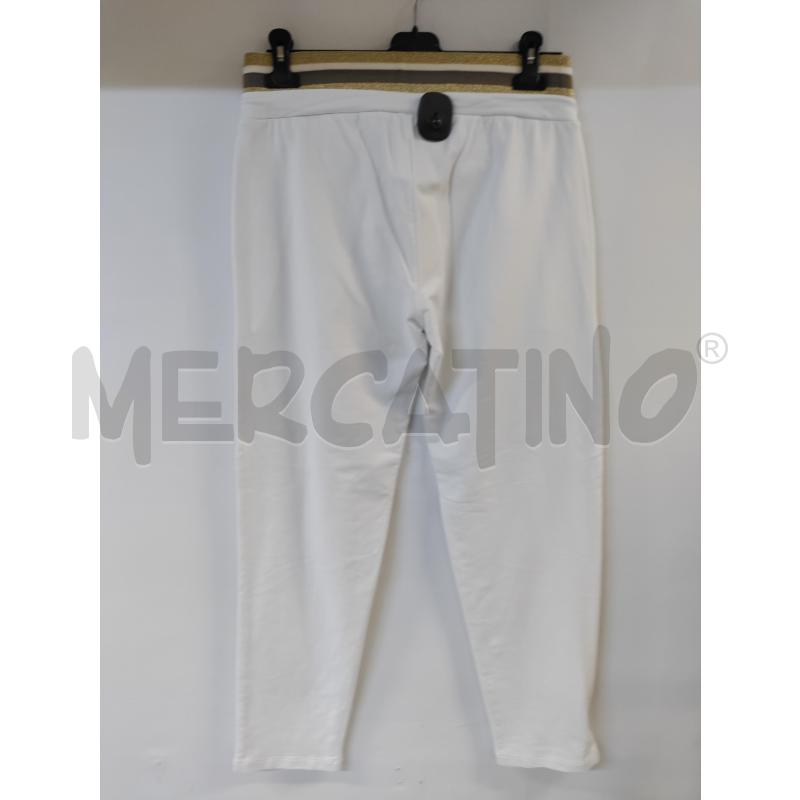 PANTALONE DONNA CHAMPION BIANCO BORDINO LAMINATO MARRONE GIALLO | Mercatino dell'Usato Acerra 2