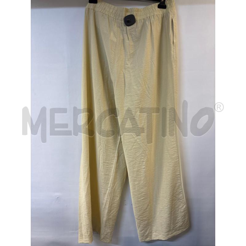 PANTALONE DONNA DIANA GALLESI GIALLO | Mercatino dell'Usato Acerra 3