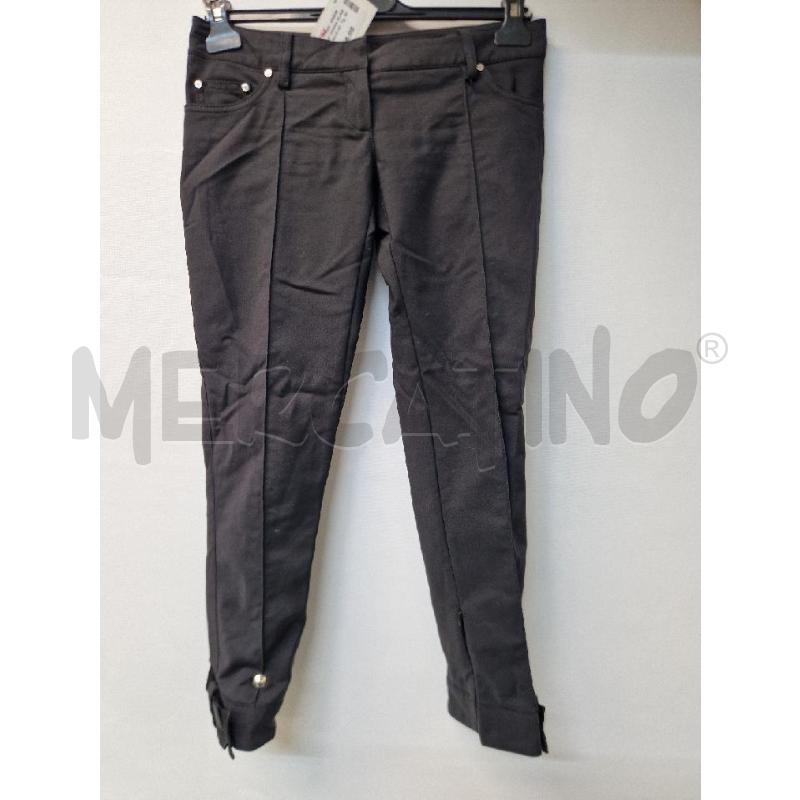 PANTALONE DONNA ELISABETTA FRANCHI NERO VITA BASSA  | Mercatino dell'Usato Acerra 1