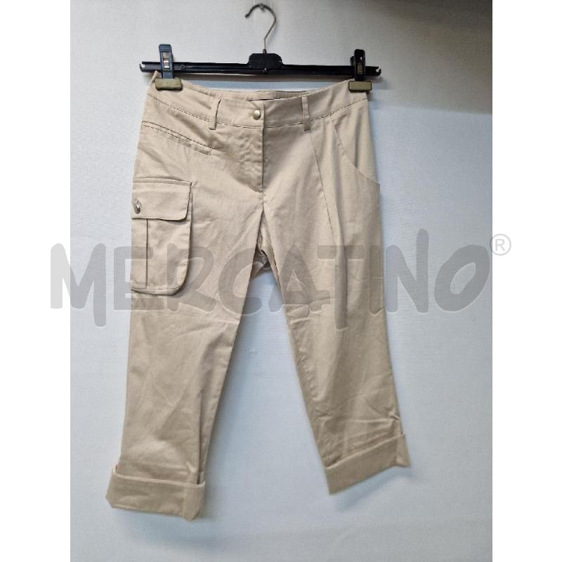 PANTALONE DONNA FABI BEIGE TASCONE LATERALE | Mercatino dell'Usato Acerra 1