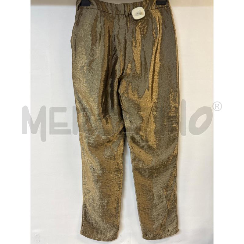 PANTALONE DONNA GAUDI MARRONE LUCIDO | Mercatino dell'Usato Acerra 2