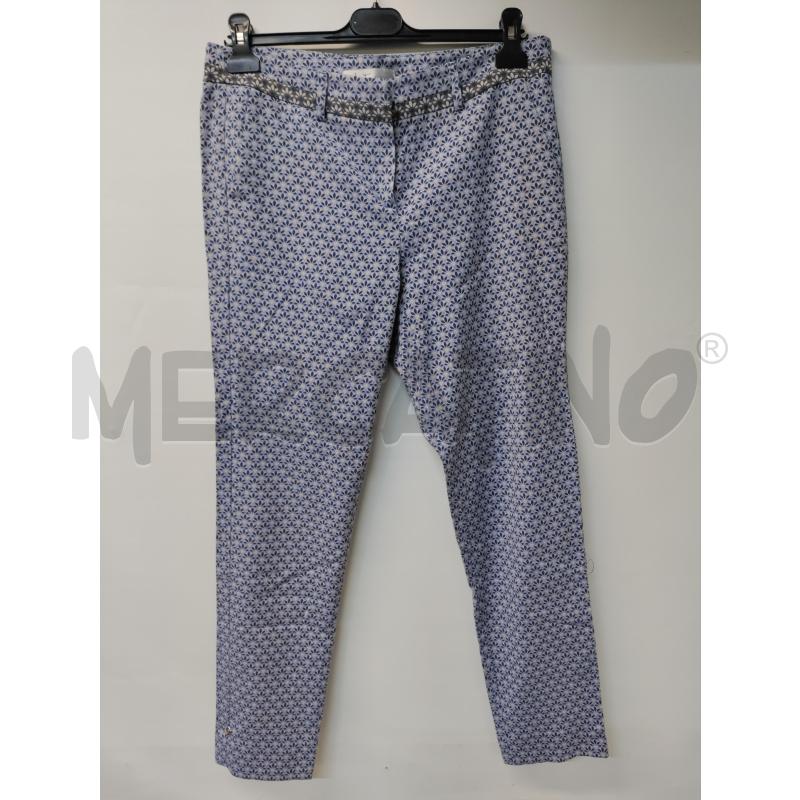 PANTALONE DONNA INTREND FANTASIA AZZURRO | Mercatino dell'Usato Acerra 1