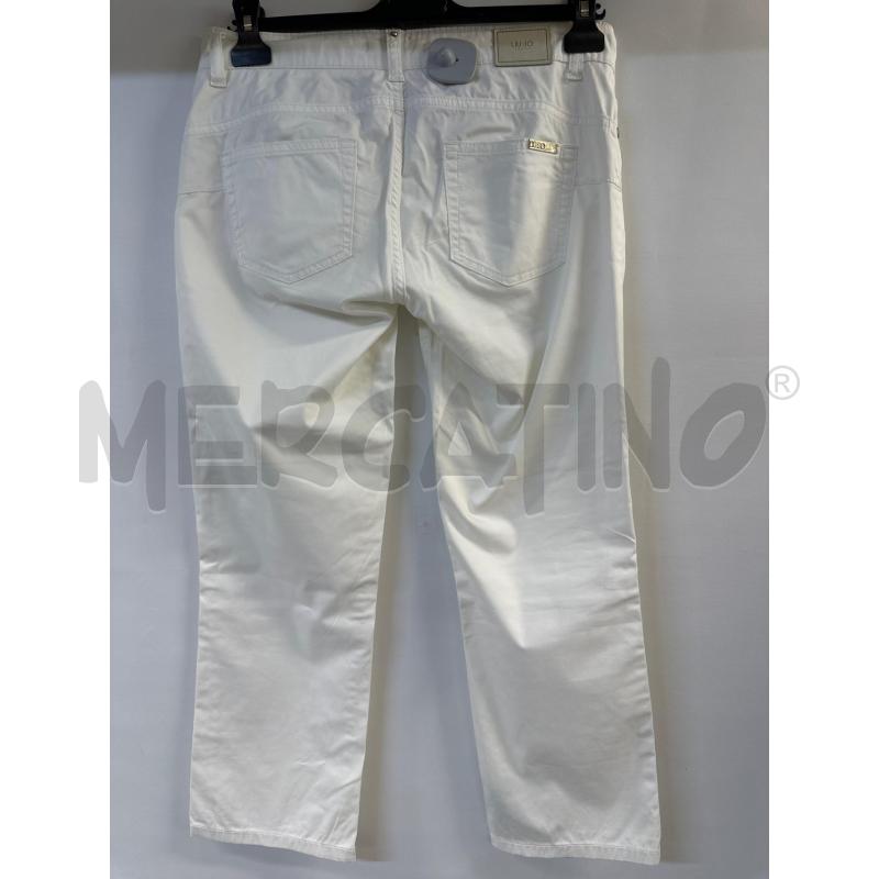 PANTALONE DONNA LIUJO BIANCO  | Mercatino dell'Usato Acerra 2