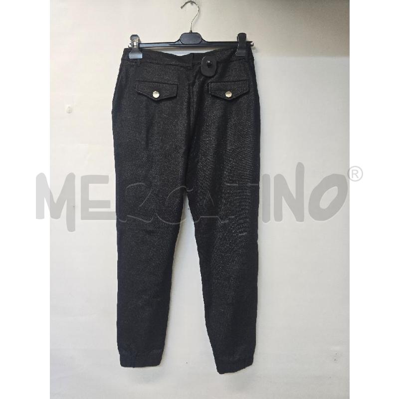 PANTALONE DONNA LIUJO NERO BRILLANTINATO | Mercatino dell'Usato Acerra 2