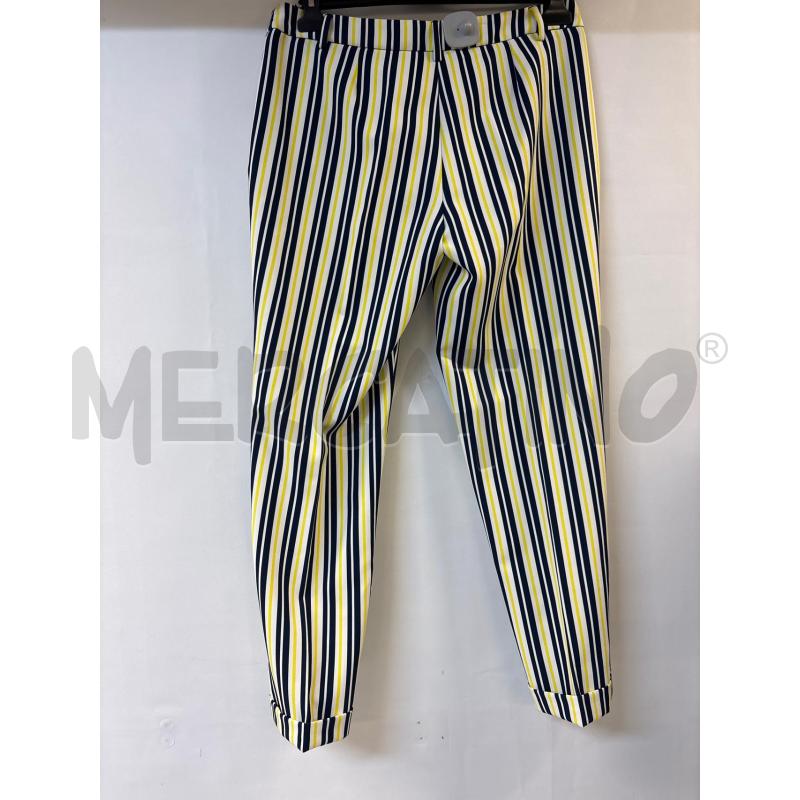 PANTALONE DONNA LIUJO RIGHE GIALLO BLU BIANCO | Mercatino dell'Usato Acerra 2