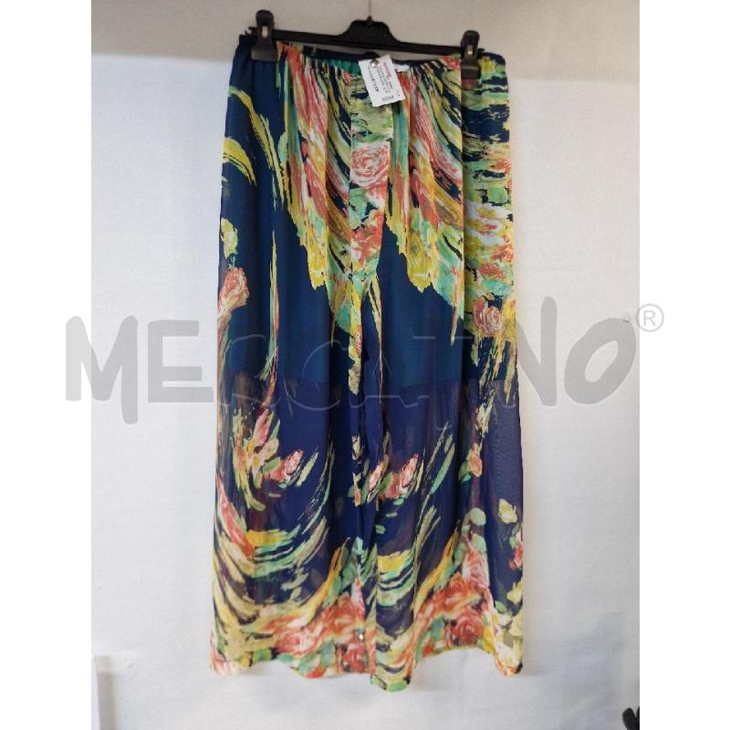 PANTALONE DONNA LIZALU' VERDE BLU GIALLO | Mercatino dell'Usato Acerra 1