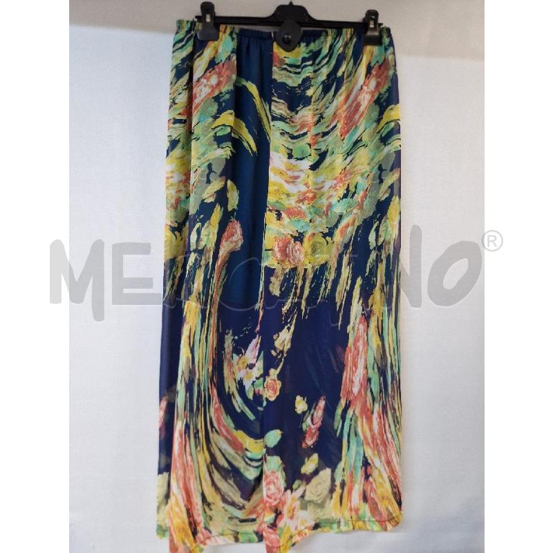 PANTALONE DONNA LIZALU' VERDE BLU GIALLO | Mercatino dell'Usato Acerra 2