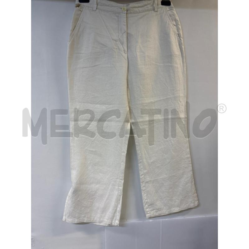 PANTALONE DONNA MARLBORO BIANCO | Mercatino dell'Usato Acerra 1