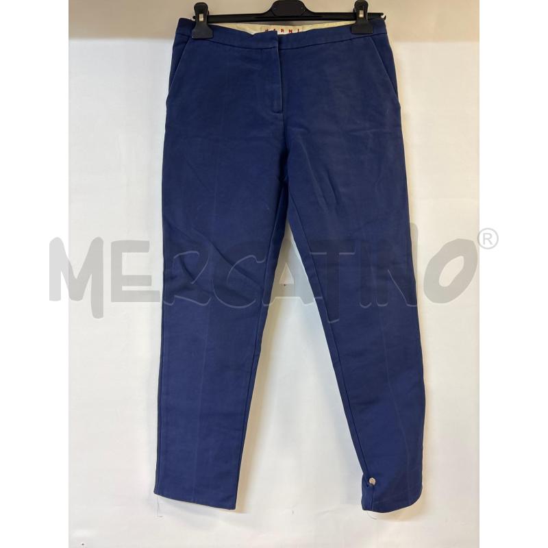 PANTALONE DONNA MARNI BLU CLASSICO | Mercatino dell'Usato Acerra 1