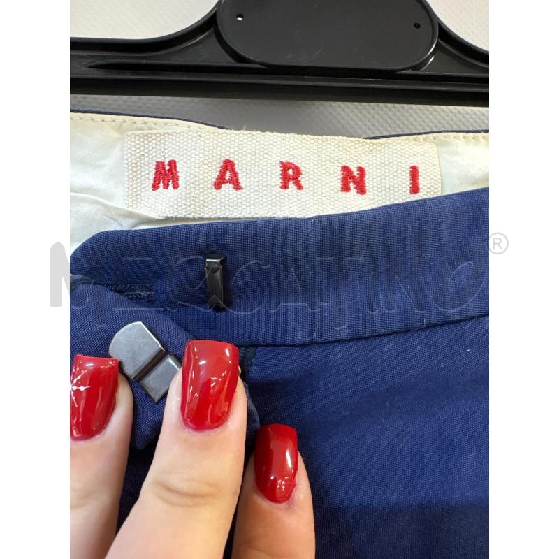 PANTALONE DONNA MARNI BLU CLASSICO | Mercatino dell'Usato Acerra 2