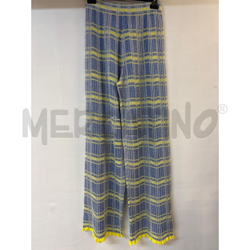 PANTALONE DONNA MISSONI BLU GIALLO BRILLANTINATO | Mercatino dell'Usato Acerra 1
