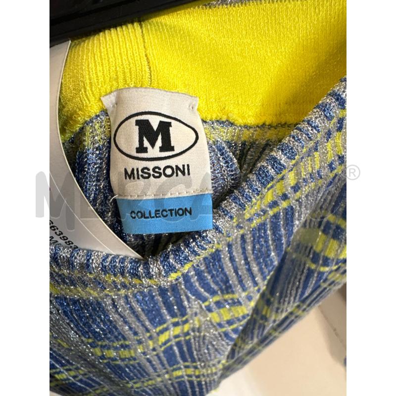 PANTALONE DONNA MISSONI BLU GIALLO BRILLANTINATO | Mercatino dell'Usato Acerra 3