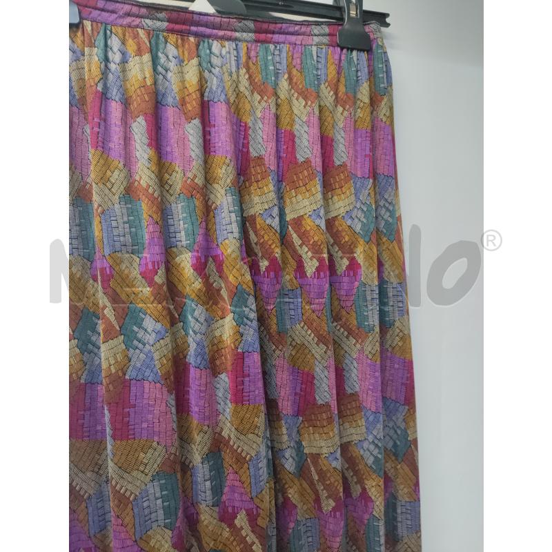 PANTALONE DONNA MISSONI VIOLA MARRONE PURA SETA | Mercatino dell'Usato Acerra 2