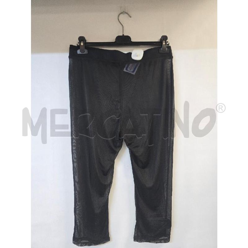 PANTALONE DONNA RITA ORA NERO RETINATO | Mercatino dell'Usato Acerra 1