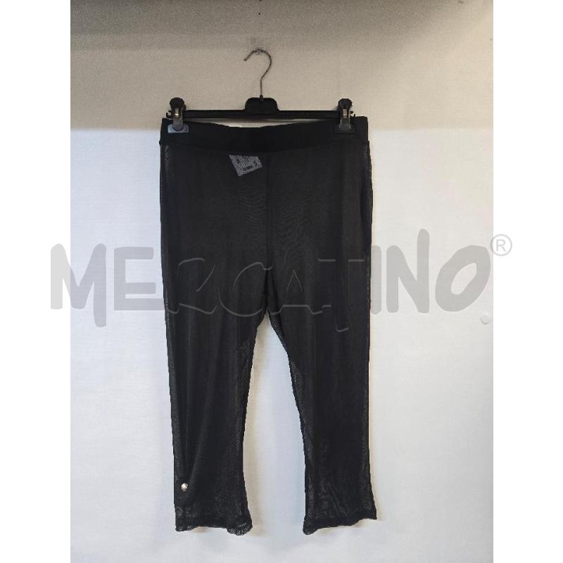 PANTALONE DONNA RITA ORA NERO RETINATO | Mercatino dell'Usato Acerra 2