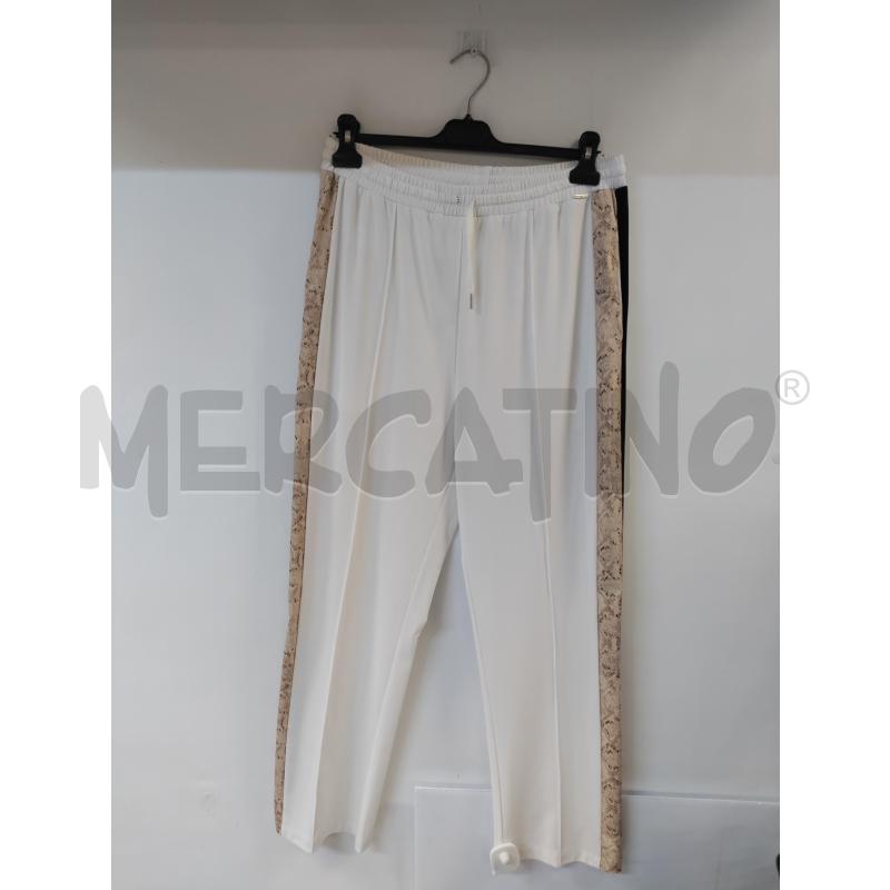 PANTALONE DONNA SILVIAN HEACH BIANCO LATO BEIGE | Mercatino dell'Usato Acerra 1
