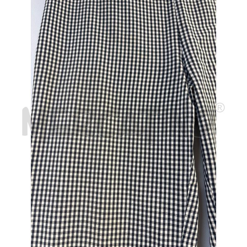 PANTALONE DONNA STEFANEL QUADRI BIANCO NERO | Mercatino dell'Usato Acerra 2