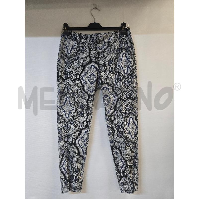 PANTALONE DONNA TWINSET FANTASIA CON NERO BLU BIANCO | Mercatino dell'Usato Acerra 1