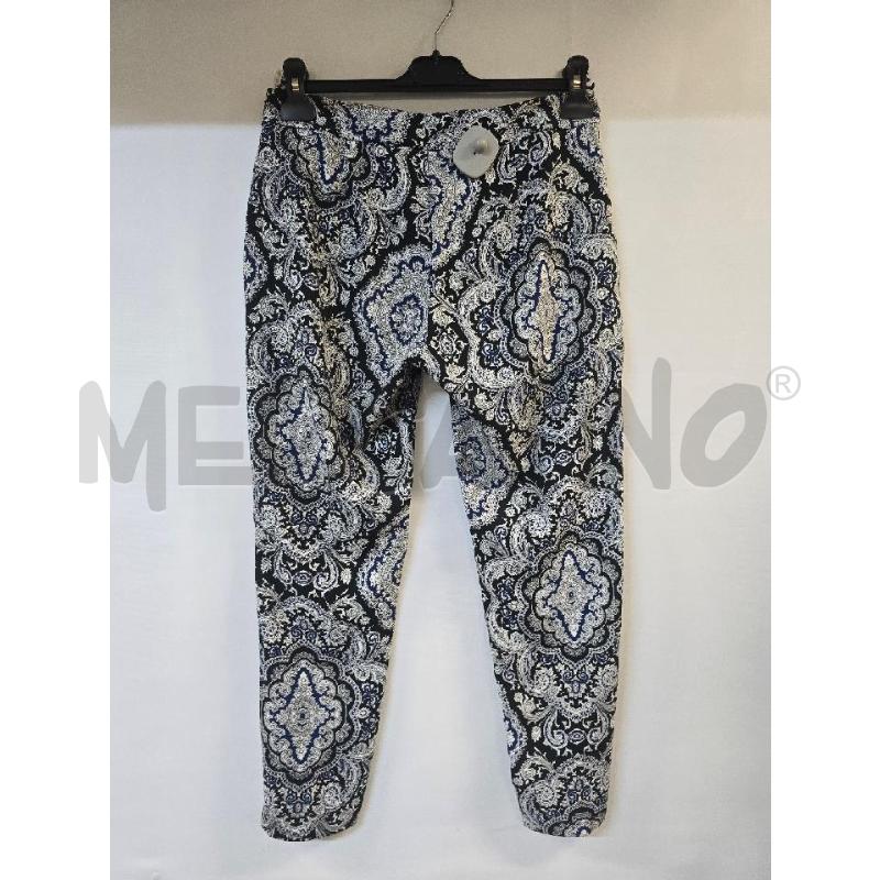 PANTALONE DONNA TWINSET FANTASIA CON NERO BLU BIANCO | Mercatino dell'Usato Acerra 2