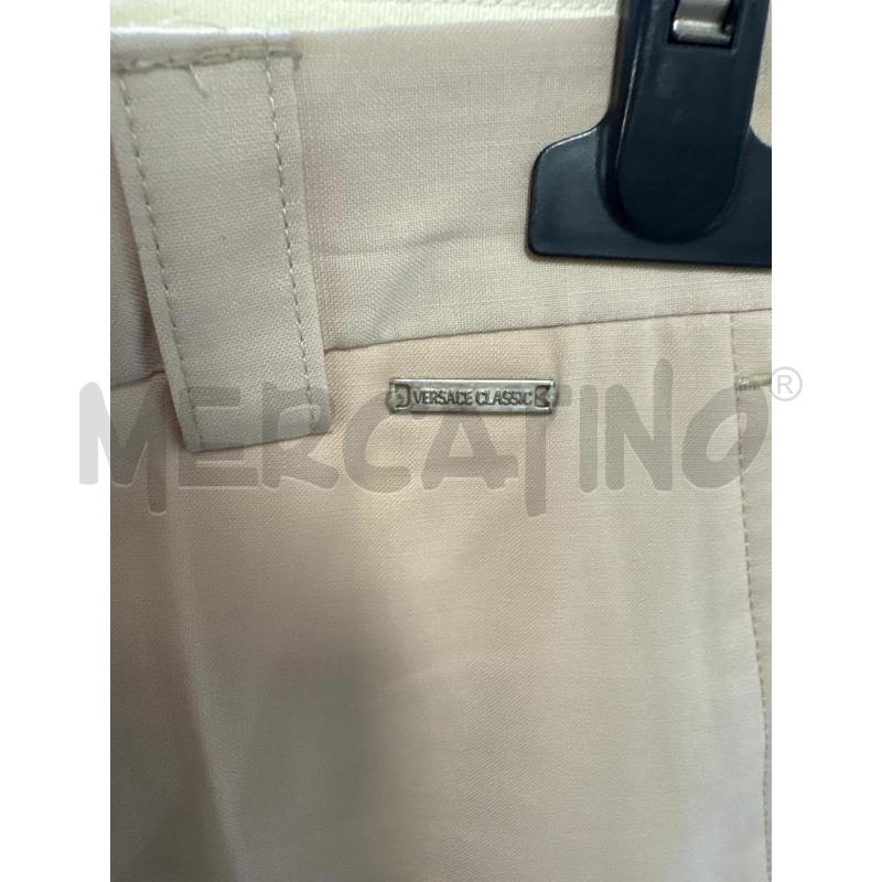 PANTALONE DONNA VERSACE CLASSIC BEIGE  | Mercatino dell'Usato Acerra 2
