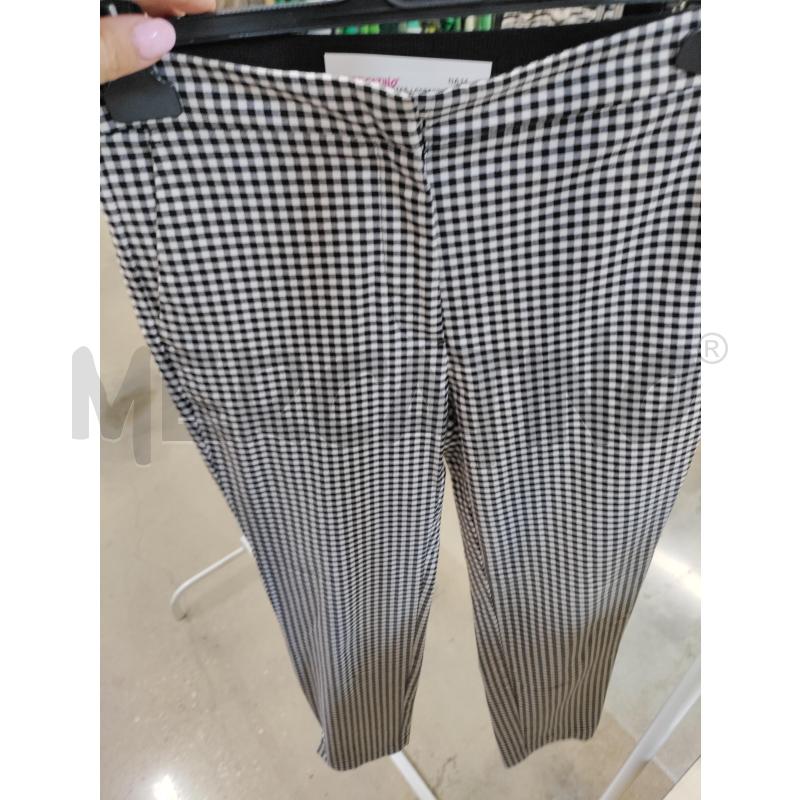 PANTALONE DONNA ZARA BIANCO NERO QUADRETTI | Mercatino dell'Usato Acerra 1