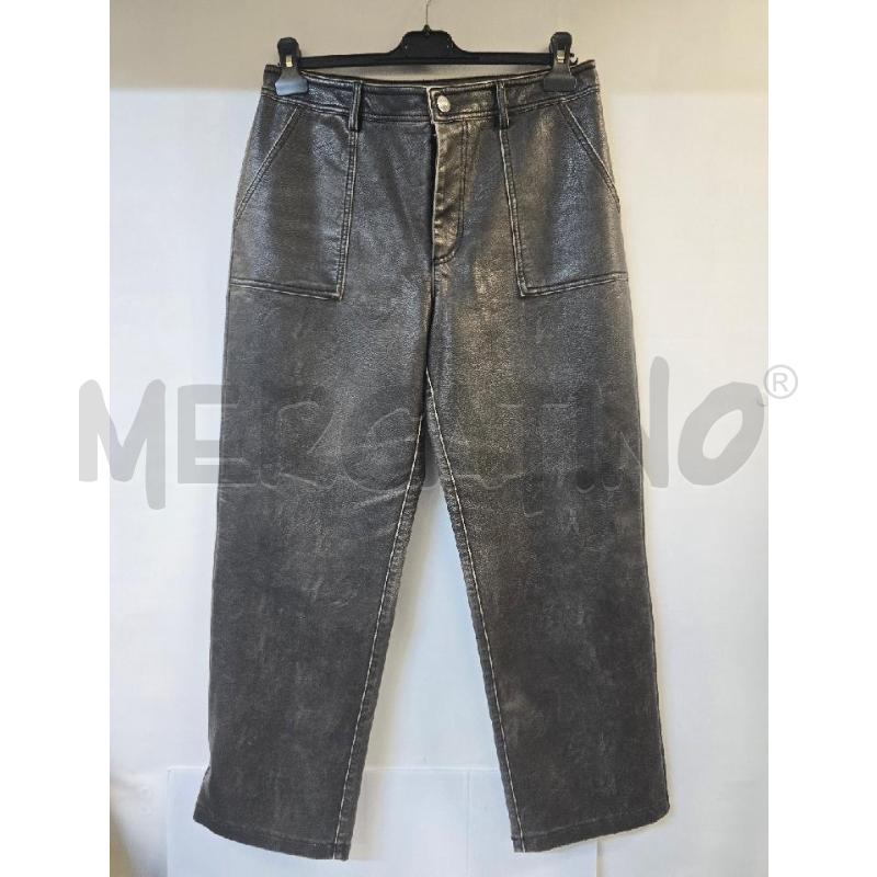 PANTALONE DONNA ZARA SFUMATO MARRONE NERO | Mercatino dell'Usato Acerra 1