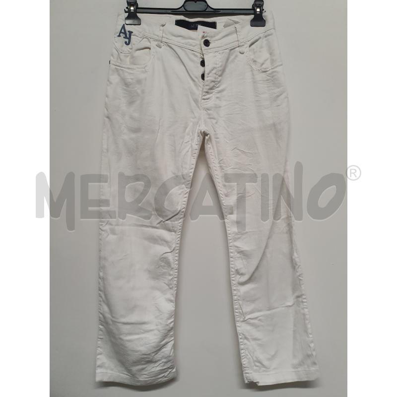 PANTALONE UOMO ARMANI JEANS BIANCO | Mercatino dell'Usato Acerra