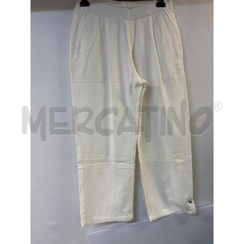 PANTALONE UOMO BERSHKA BIANCO  | Mercatino dell'Usato Acerra 1