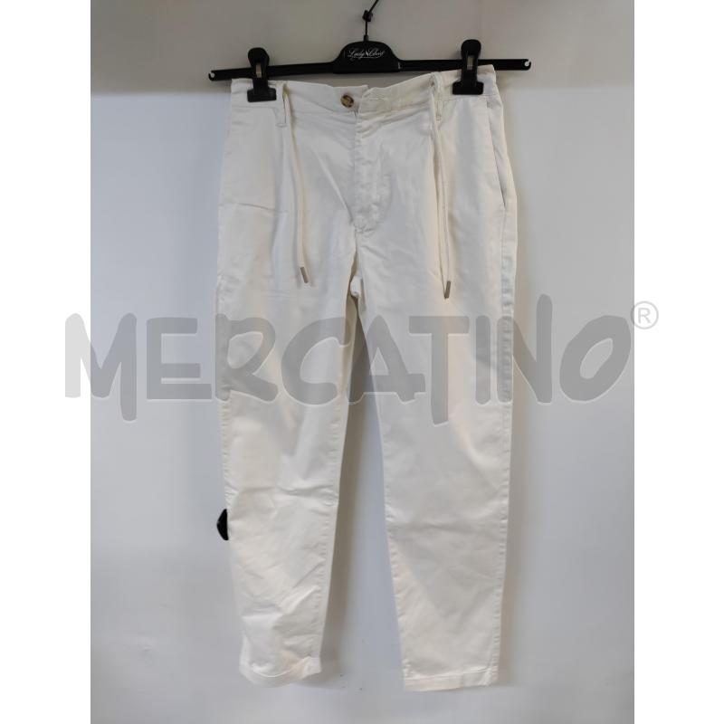 PANTALONE UOMO BOTTEGA DEL GOLFO BIANCO | Mercatino dell'Usato Acerra 1