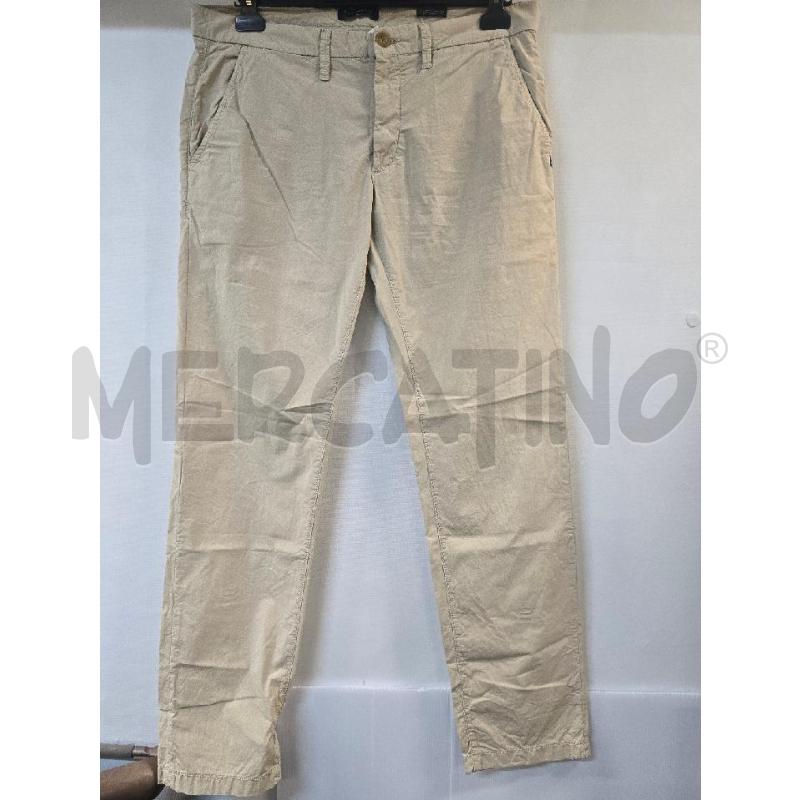 PANTALONE UOMO NAVIGARE BEIGE FABRIC STRETCH | Mercatino dell'Usato Acerra 1