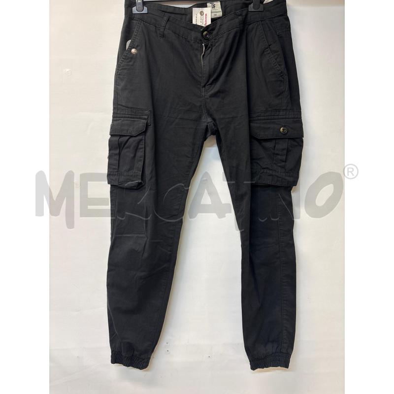 PANTALONE UOMO NERO TASCHE DF | Mercatino dell'Usato Acerra 1
