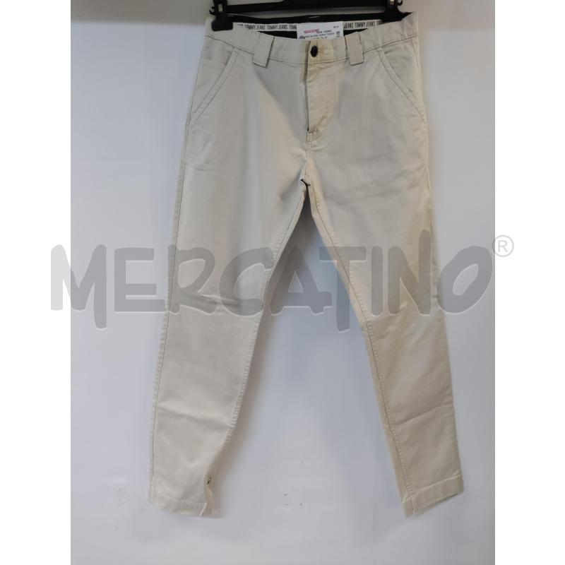 PANTALONE UOMO TOMMY JEANS BEIGE | Mercatino dell'Usato Acerra 1